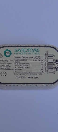 SARDINILLA EN ACEITE OLIVA...