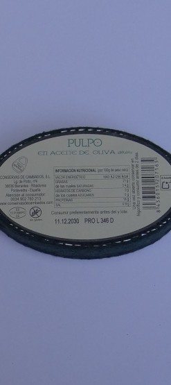 PULPO EN ACEITE DE OLIVA...