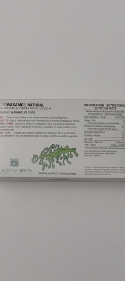 ALGA WAKAME AL NATURAL...