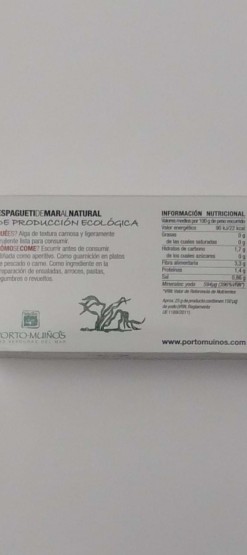 ESPAGUETI DE MAR AL NATURAL...