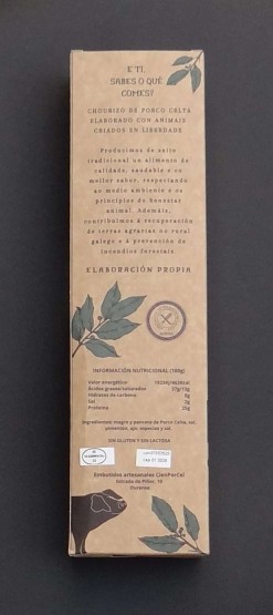 CHORIZO VELA AHUMADO DE...