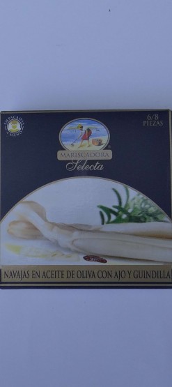 NAVAJAS EN AOVE CON AJO Y...